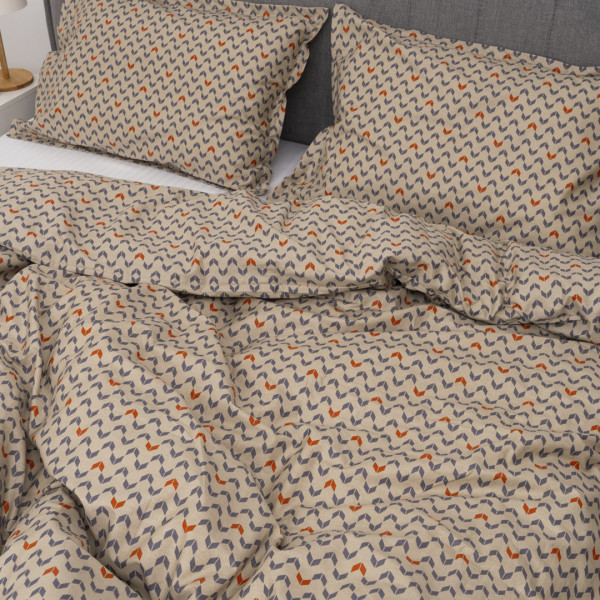 Полукомплект постельного белья Viluta Евро Сатин Luxe (Пододеяльник 200х220 + наволочки 50х70 - 2 шт.) 153