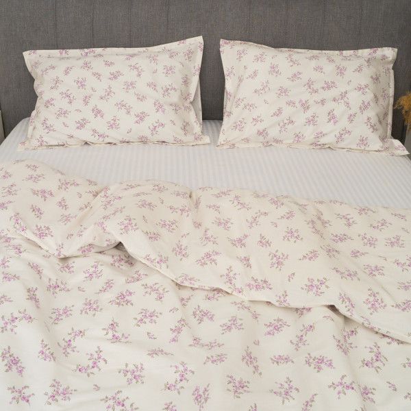 Полукомплект постельного белья Viluta Евро Сатин Luxe (Пододеяльник 200х220 + наволочки 50х70 - 2 шт.) 157