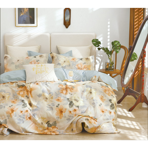 Комплект постельного белья Tiare Евро Сатин Premium 163