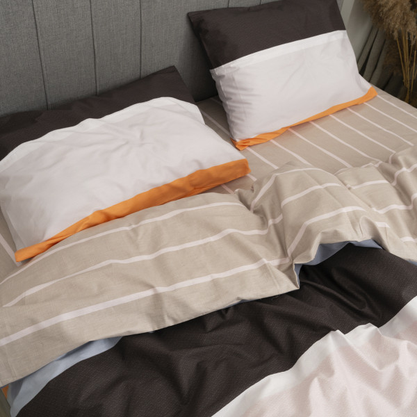 Комплект постельного белья Tiare Евро Сатин Premium 178