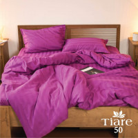 Комплект постельного белья Tiare Евро Сатин Stripe 50