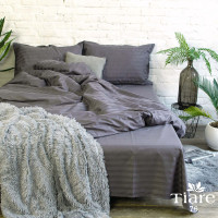 Комплект постельного белья Tiare Семейный Сатин Stripe 76