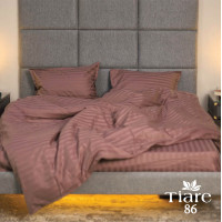 Комплект постельного белья Tiare Полуторный Сатин Stripe 86