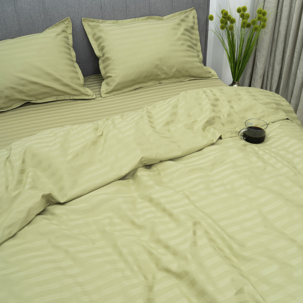 Комплект постельного белья Tiare Полуторный Сатин Stripe 87