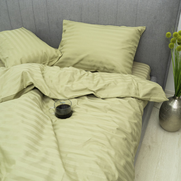 Комплект постельного белья Tiare Полуторный Сатин Stripe 87