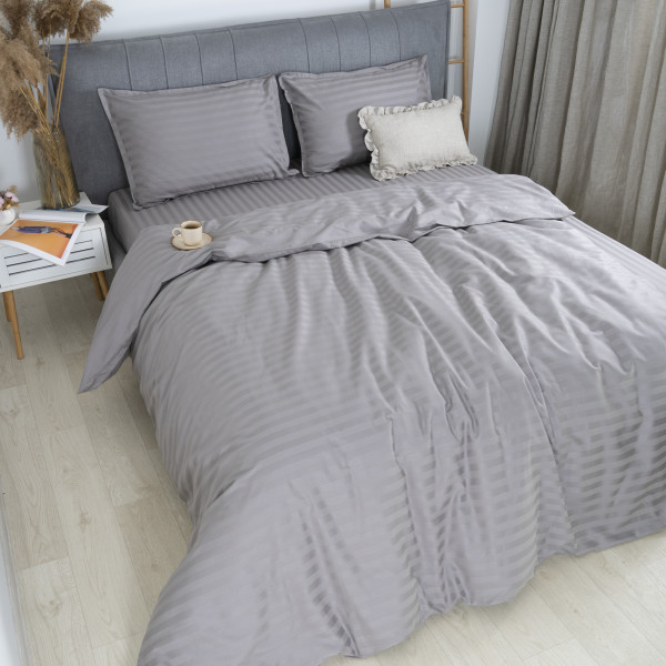 Комплект постельного белья Tiare Семейный Сатин Stripe 90