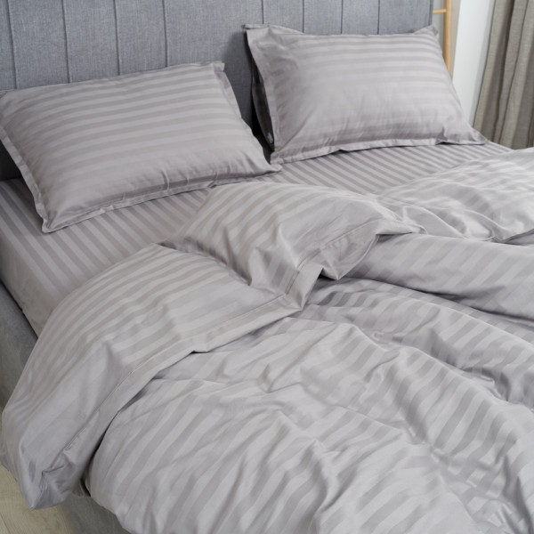 Комплект постельного белья Tiare Семейный Сатин Stripe 90