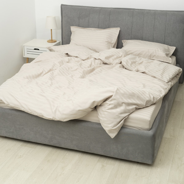 Комплект постельного белья Tiare Евро Сатин Stripe 92