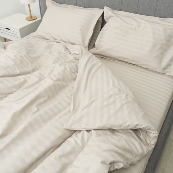 Комплект постельного белья Tiare Евро Сатин Stripe 92