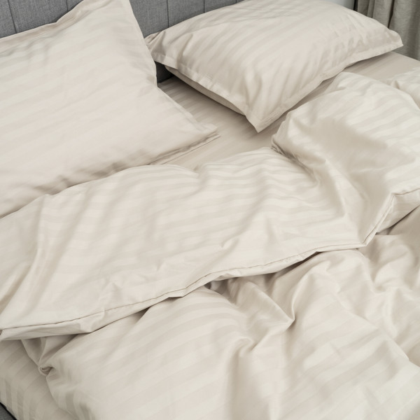 Комплект постельного белья Tiare Евро Сатин Stripe 92