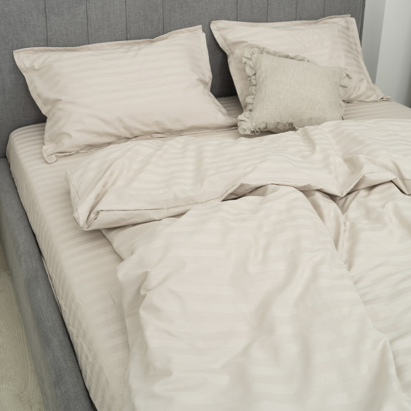 Комплект постельного белья Tiare Евро Сатин Stripe 92