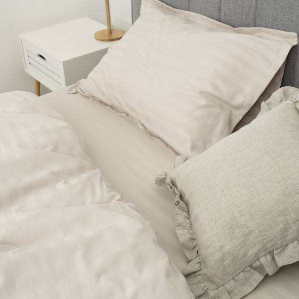 Комплект постельного белья Tiare Евро Сатин Stripe 92