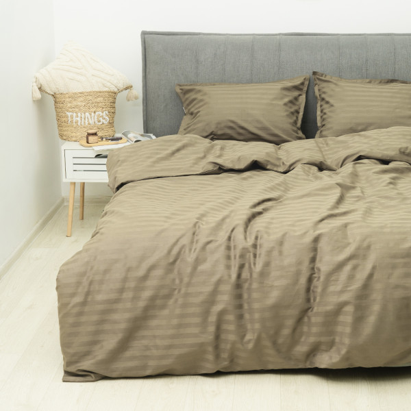 Комплект постельного белья Tiare Семейный Сатин Stripe 93