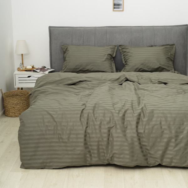 Комплект постельного белья Tiare Евро Сатин Stripe 94