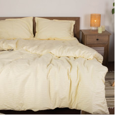 Комплект постельного белья Евро Сатин Stripe 45