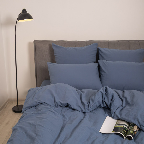 Комплект постельного белья Viluta Евро Вареный хлопок Wash 41