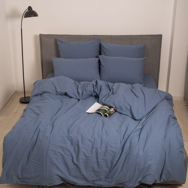 Комплект постельного белья Viluta Евро Вареный хлопок Wash 41