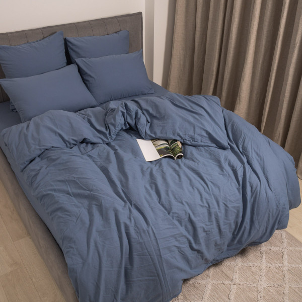 Комплект постельного белья Viluta Евро Вареный хлопок Wash 41