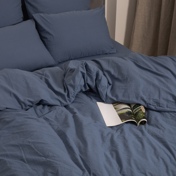 Комплект постельного белья Viluta Евро Вареный хлопок Wash 41