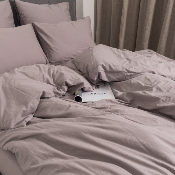 Комплект постельного белья Viluta Евро Вареный хлопок Wash 42