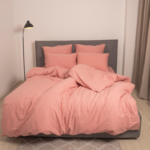 Комплект постельного белья Viluta Евро Вареный хлопок Wash 43