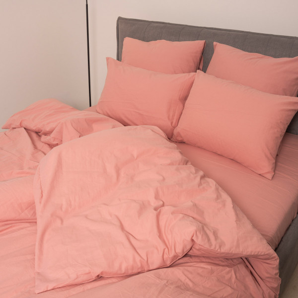 Комплект постельного белья Viluta Евро Вареный хлопок Wash 43