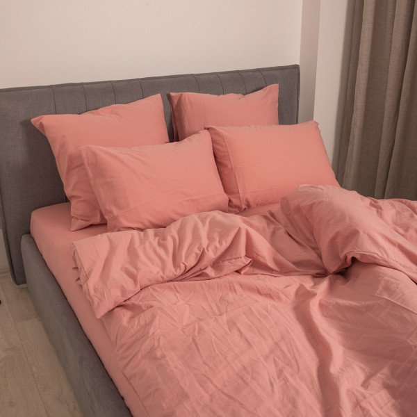 Комплект постельного белья Viluta Евро Вареный хлопок Wash 43