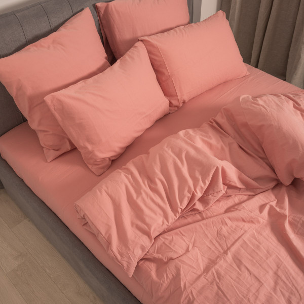 Комплект постельного белья Viluta Евро Вареный хлопок Wash 43