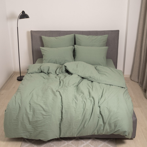 Комплект постельного белья Viluta Евро Вареный хлопок Wash 44