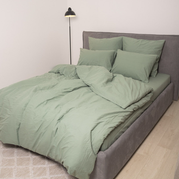 Комплект постельного белья Viluta Евро Вареный хлопок Wash 44