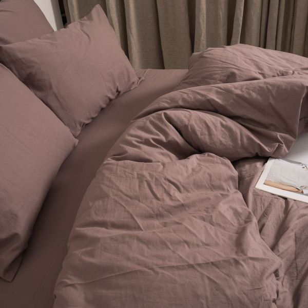 Комплект постельного белья Viluta Евро Вареный хлопок Wash 45