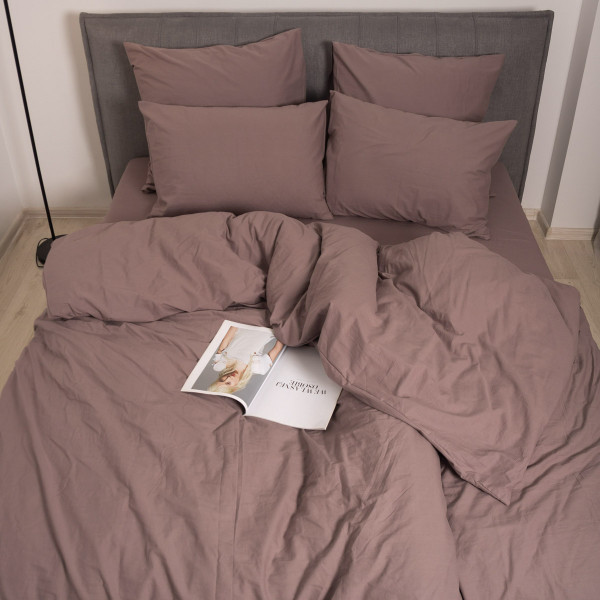 Комплект постельного белья Viluta Евро Вареный хлопок Wash 45