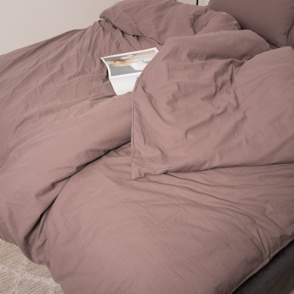 Комплект постельного белья Viluta Евро Вареный хлопок Wash 45