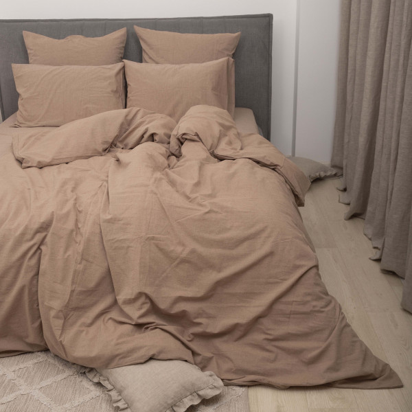 Комплект постельного белья Viluta Евро Вареный хлопок Wash 47