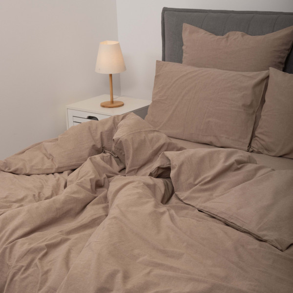 Комплект постельного белья Viluta Евро Вареный хлопок Wash 47