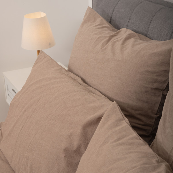 Комплект постельного белья Viluta Евро Вареный хлопок Wash 47