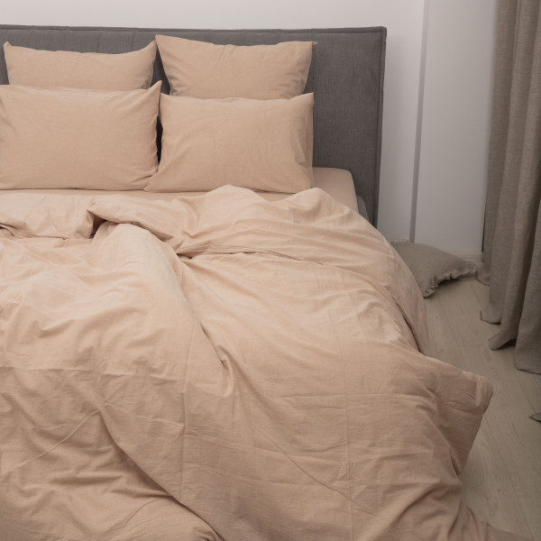 Комплект постельного белья Viluta Евро Вареный хлопок Wash 48