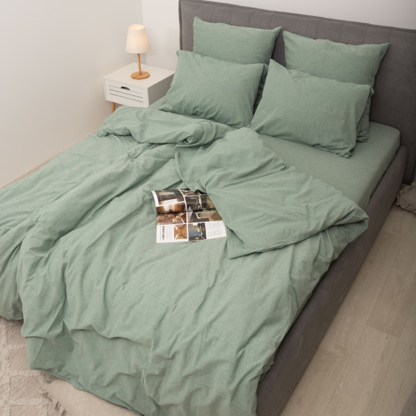 Комплект постельного белья Viluta Евро Вареный хлопок Wash 49