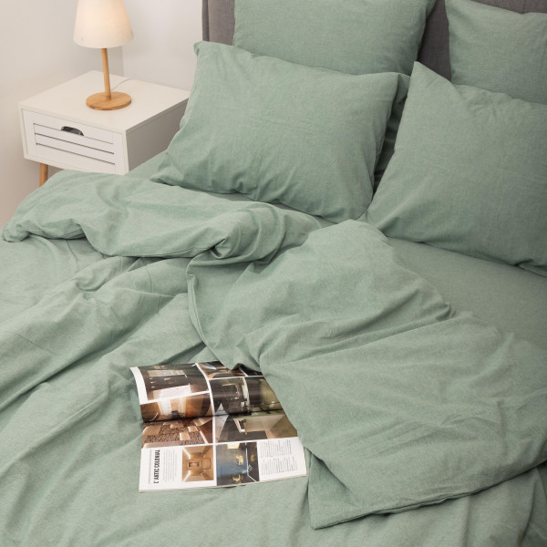 Комплект постельного белья Viluta Евро Вареный хлопок Wash 49