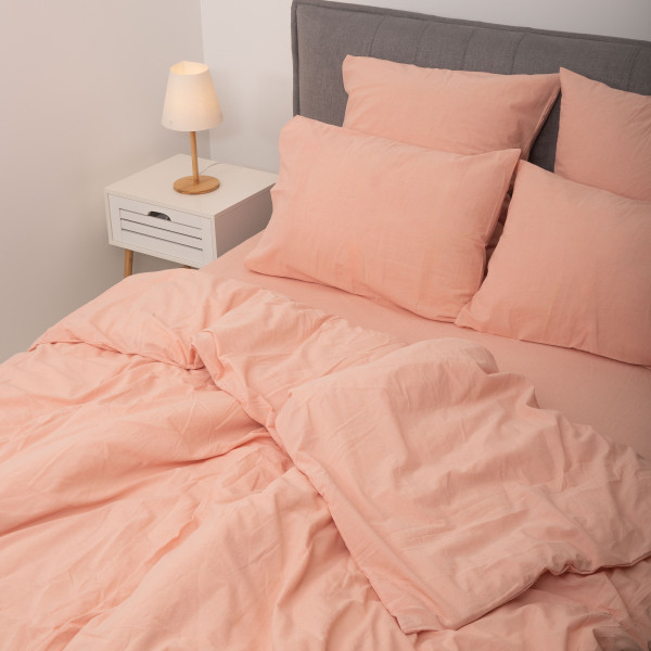 Комплект постельного белья Viluta Евро Вареный хлопок Wash 51