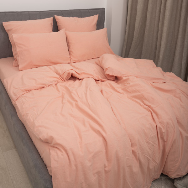 Комплект постельного белья Viluta Евро Вареный хлопок Wash 51