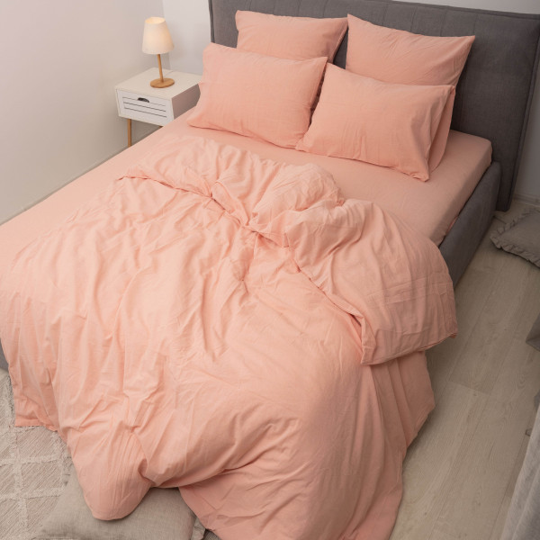 Комплект постельного белья Viluta Евро Вареный хлопок Wash 51