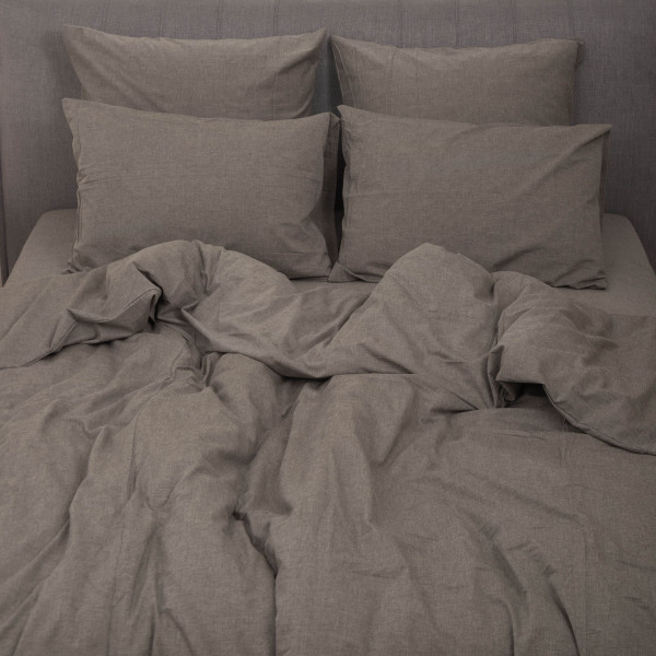 Комплект постельного белья Viluta Евро Вареный хлопок Wash 52