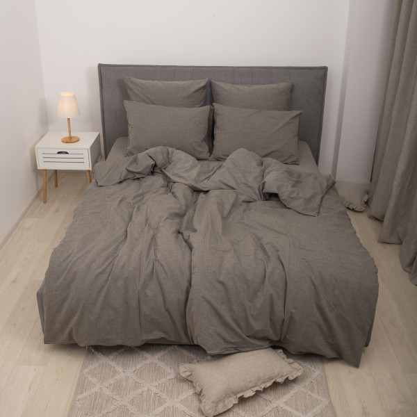 Комплект постельного белья Viluta Евро Вареный хлопок Wash 52