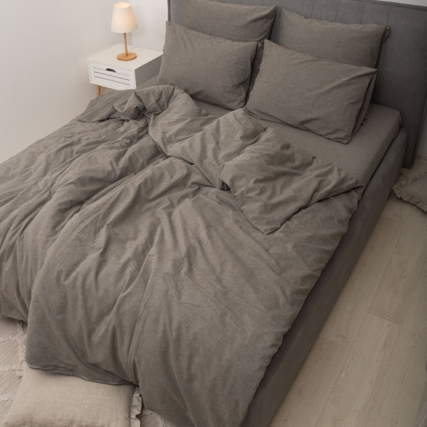 Комплект постельного белья Viluta Евро Вареный хлопок Wash 52