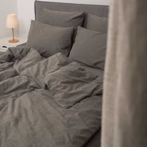 Комплект постельного белья Viluta Евро Вареный хлопок Wash 52
