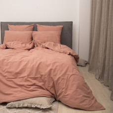 Комплект постельного белья Viluta Евро Вареный хлопок Wash 53