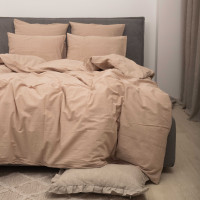 Комплект постельного белья Viluta Евро Вареный хлопок Wash 55