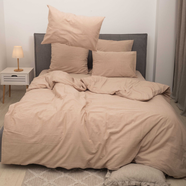 Комплект постельного белья Viluta Евро Вареный хлопок Wash 55