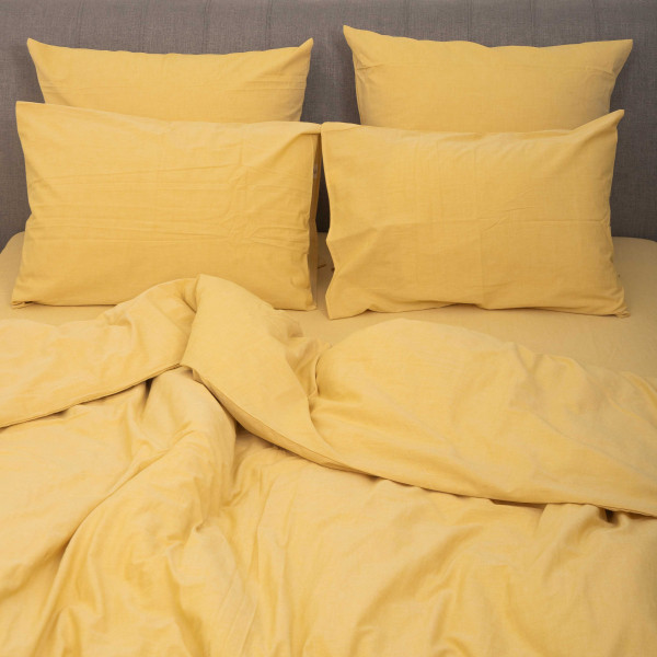 Комплект постельного белья Viluta Евро Вареный хлопок Wash 56